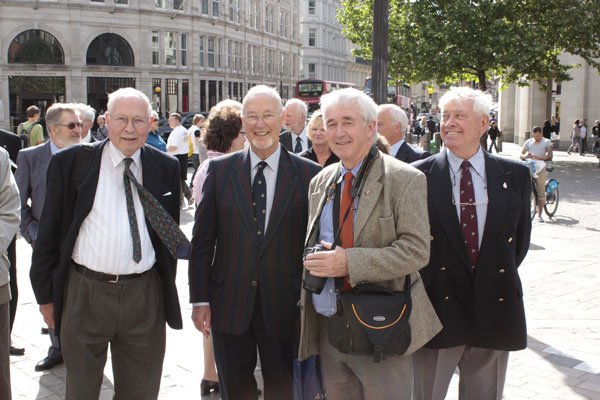 Friends gathering at St Paul's