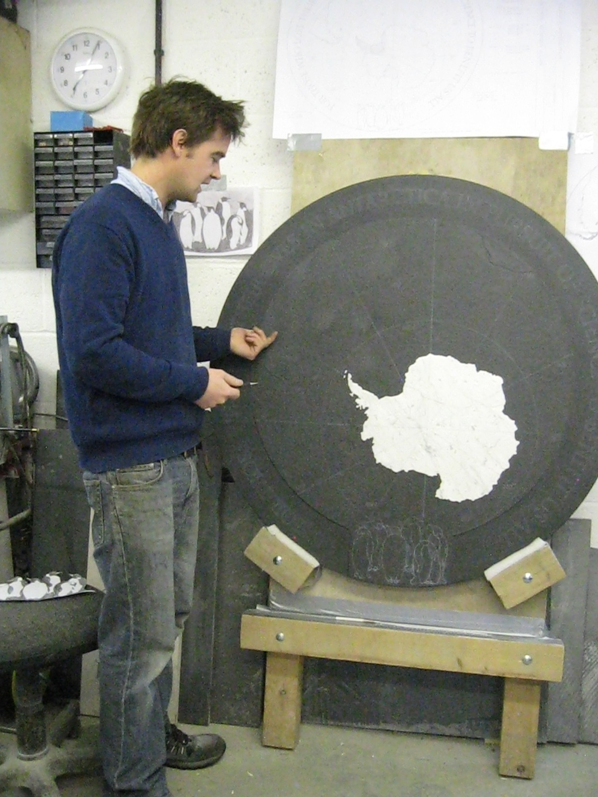 Fergus with mark up