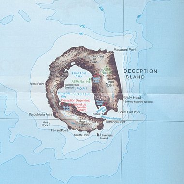 Deception Island map